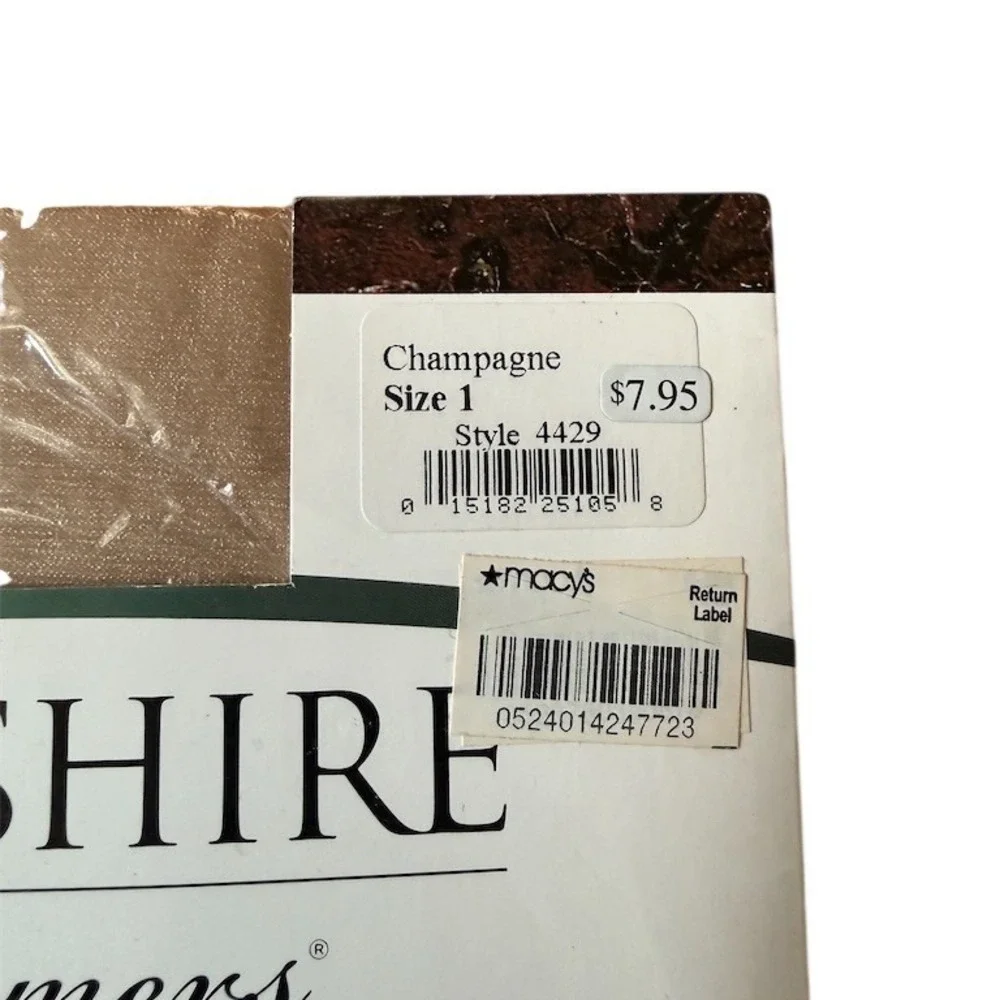 Berkshire Shimmers Ultra Sheer Control Top Pantyhose Beige S size 2 champagne